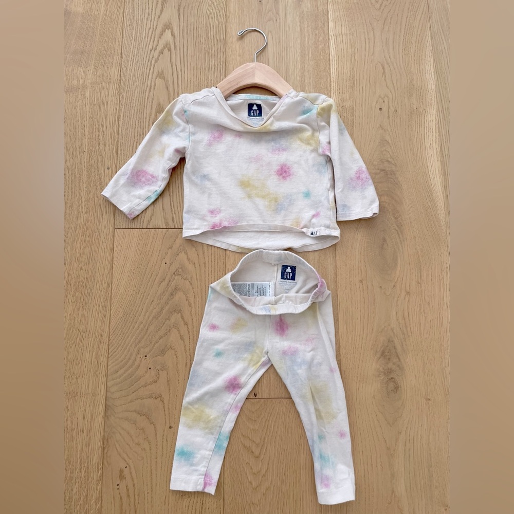 Gap leggings and shirt set 12-18 months